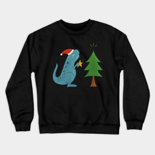 t-rex christmas Crewneck Sweatshirt